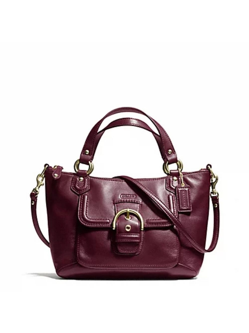 Coach Campbell Leather Mini Tote Crossbody Bag